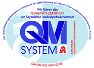 Die PrimaVital Apotheken sind nach dem Qualitätsmanagement-System DIN EN ISO
9001 ausgezeichnet